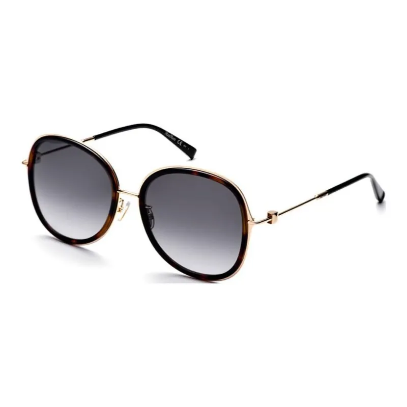 MaxMara Oval Sunglasses Women's Tortoiseshell-0