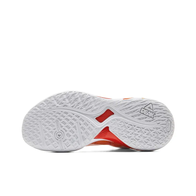 PEAK Basketball Shoes Men Low Top Baymax/Orange-5