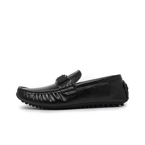 Bull charm Men's Casual Shoes Men Low Top Black/White/Blue