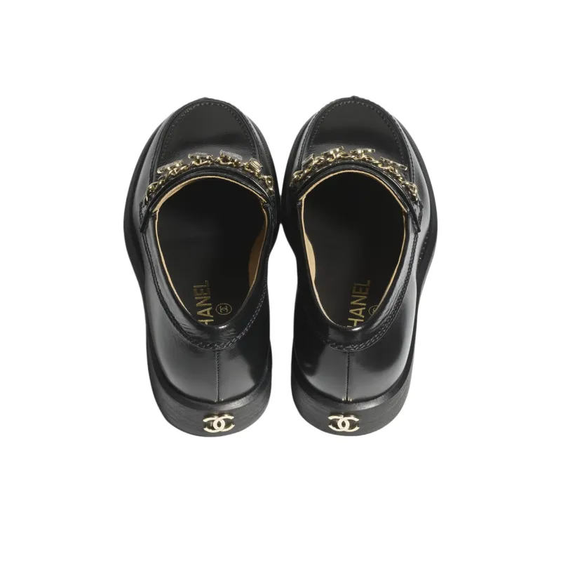 CHANEL Loafers Women's Black-4