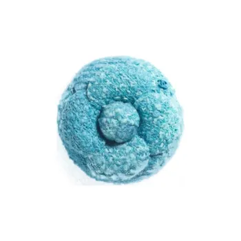 CHANEL Wool Brooches Women's Blue