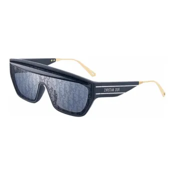 DIOR Irregular Shape Sunglasses Women's Blue