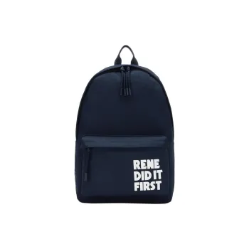 LACOSTE Fabric Backpack Large Size Men's Marine Blue