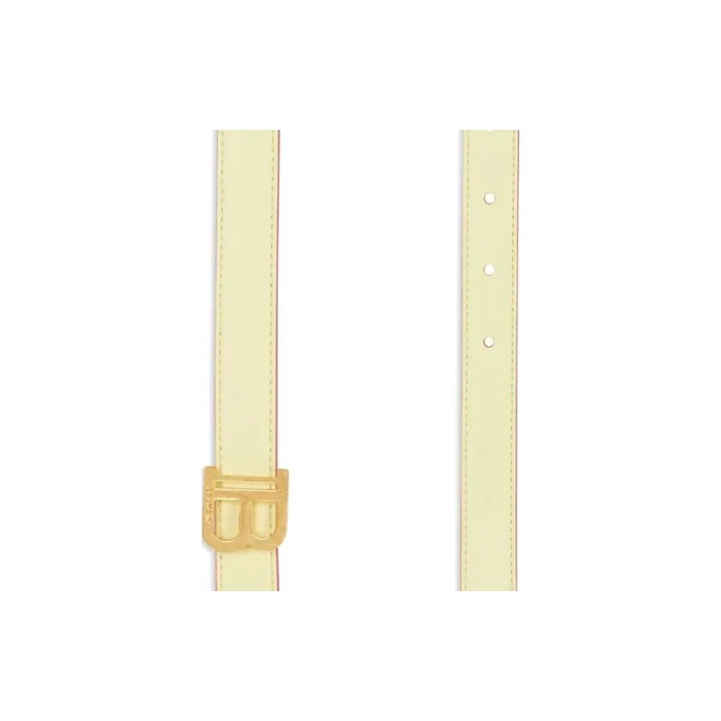 BALMAIN B-Belt Reversible Leather Belt-2