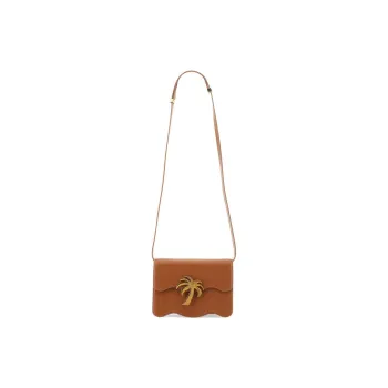 PALM ANGELS Palm Tree Logo Plaque Shoulder Bag