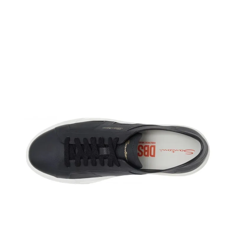 Santoni Round Toe Low Top Sneakers-3