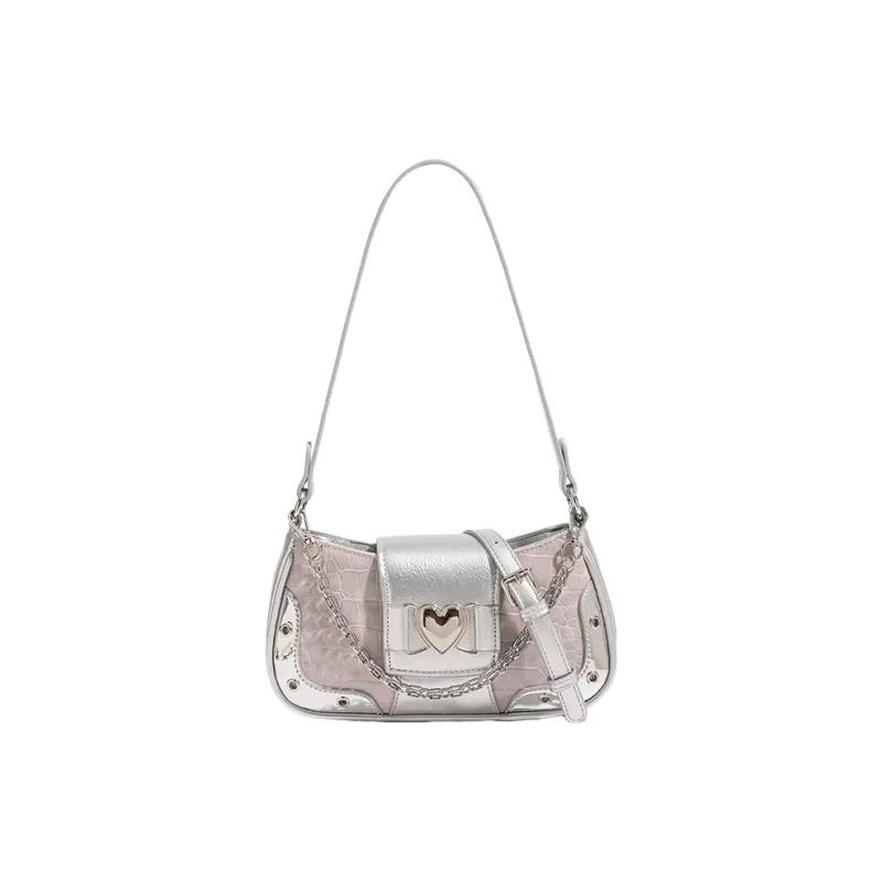 NATTY PU Shoulder Bag Medium Size Women's Multicolor-29
