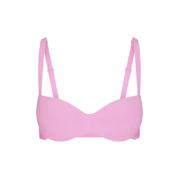 SKIMS FITS EVERYBODY LACE BALCONETTE BRA Bra Women's PETAL/Floral Color