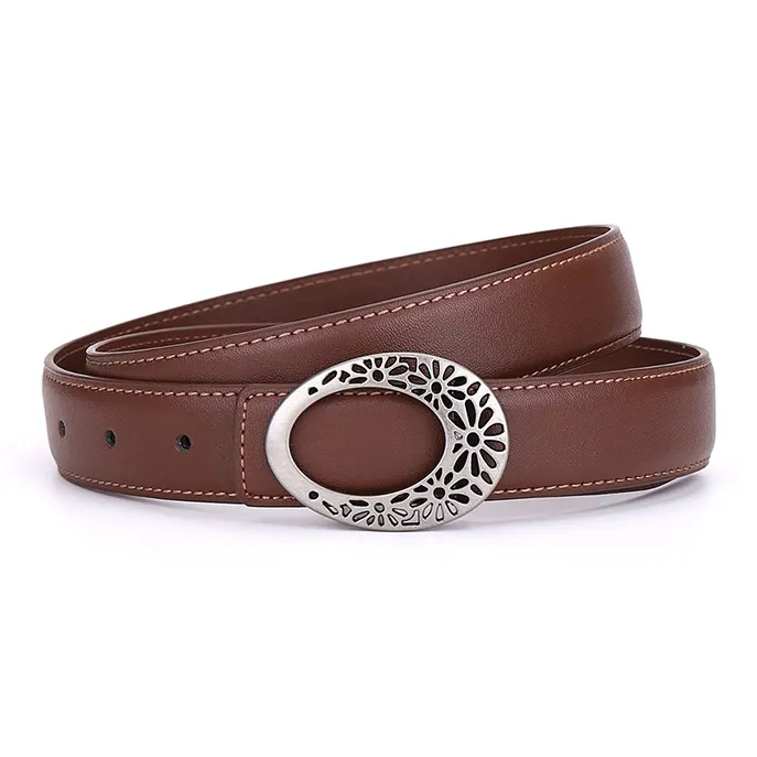 Lanza Cow Leather Belts Women's 3cm-3