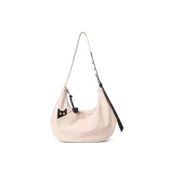 NOXXON Nylon Fabric Shoulder Bag, Crossbody Bag Regular Women's Khaki/Haze Blue/Obsidian Black