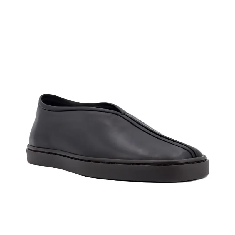 Lemaire Piped Leather Sneakers-4
