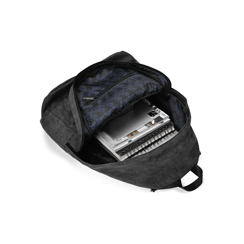 DRACONITE Denim Backpack Regular Unisex Washed Gray-3