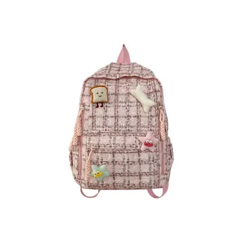 Barang Bear Nylon Backpack Regular Unisex Blue/Pink/Green