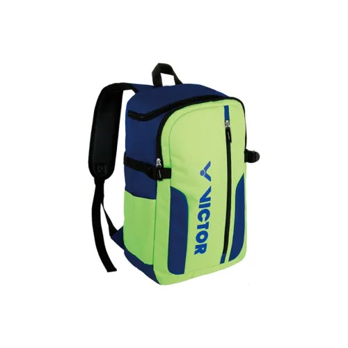 Victor Backpacks Neon Green With Deep Royal Blue