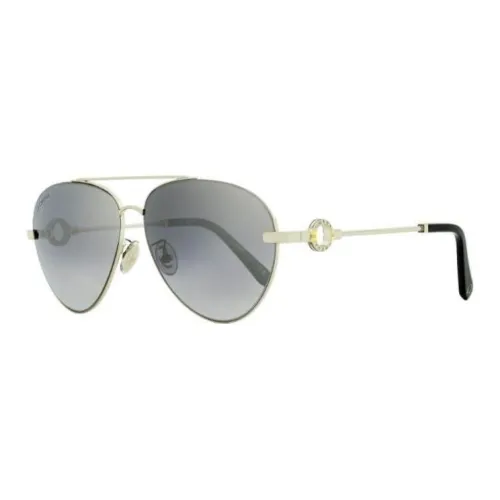 OMEGA EYEWEAR Sculpted-arm Navigator-frame Sunglasses