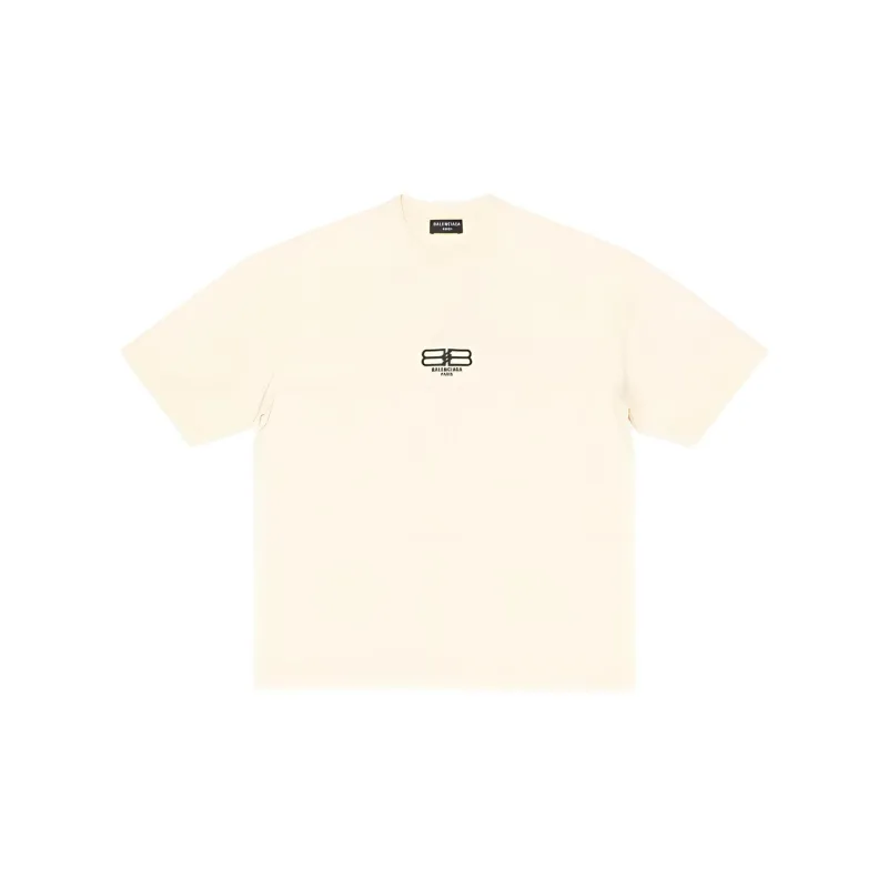 Balenciaga Bb Paris Icon Medium Fit T shirt-0