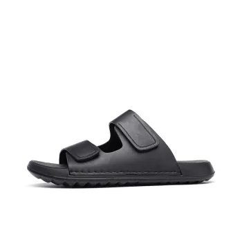 NAVIGARE PU Polyurethane Leather Patchwork Slip-Resistant Abrasion-Resistant Quick-Drying Slide Slippers Men's