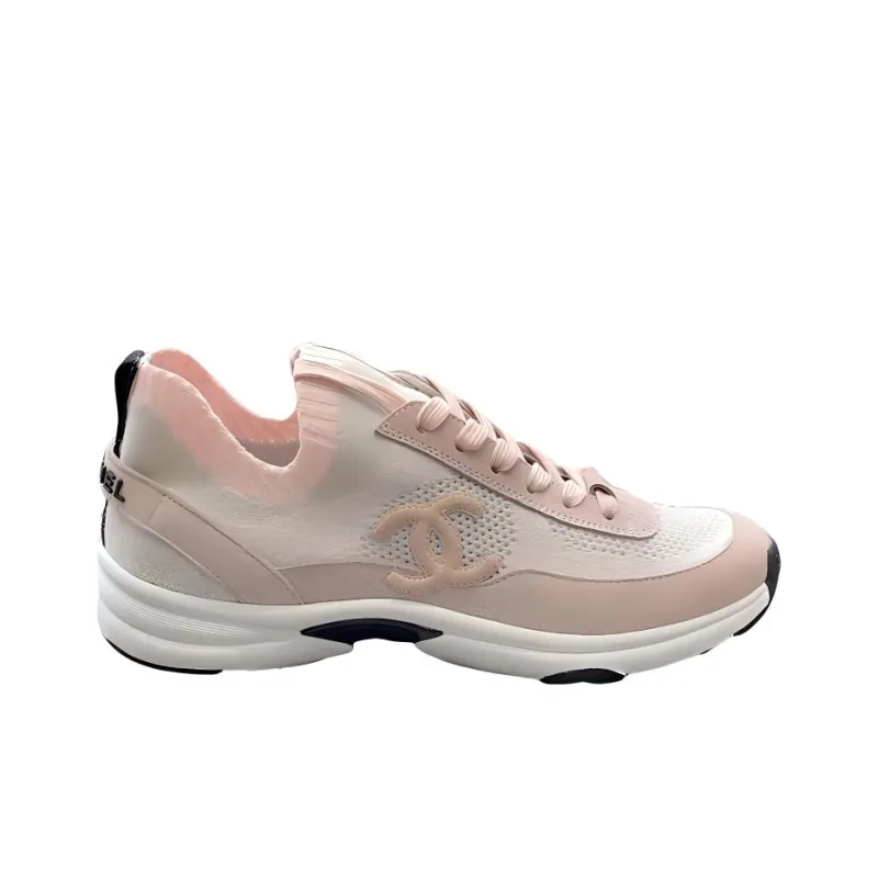 CHANEL Low Top Casual Shoes Women's Pink-1