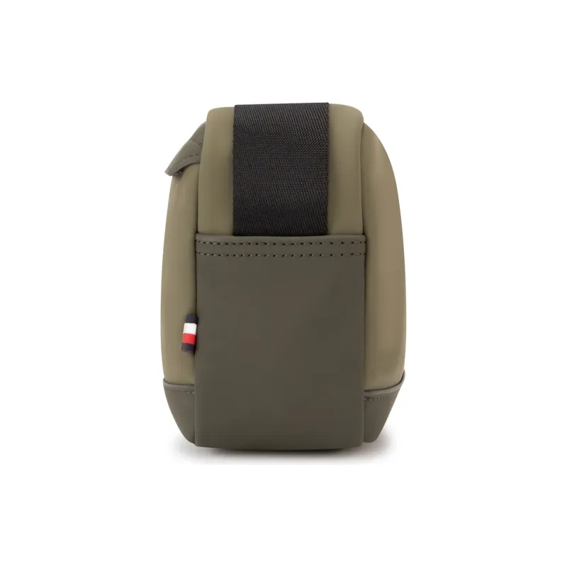 Tommy Hilfiger Artificial Leather Camera Bag Medium Size Men's Brown Green-2