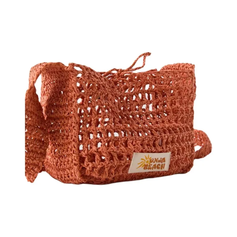 ZARA Cellulose Material Crossbody Bag Women's Orange-3
