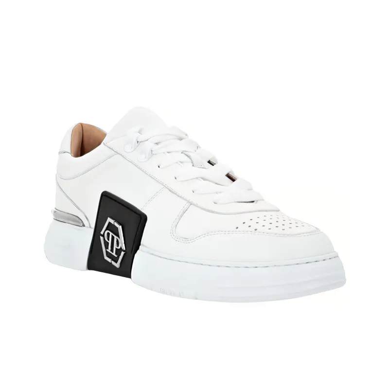 PHILIPP PLEIN Lo-Top Low-Top Skateboard Shoes Men's White-2