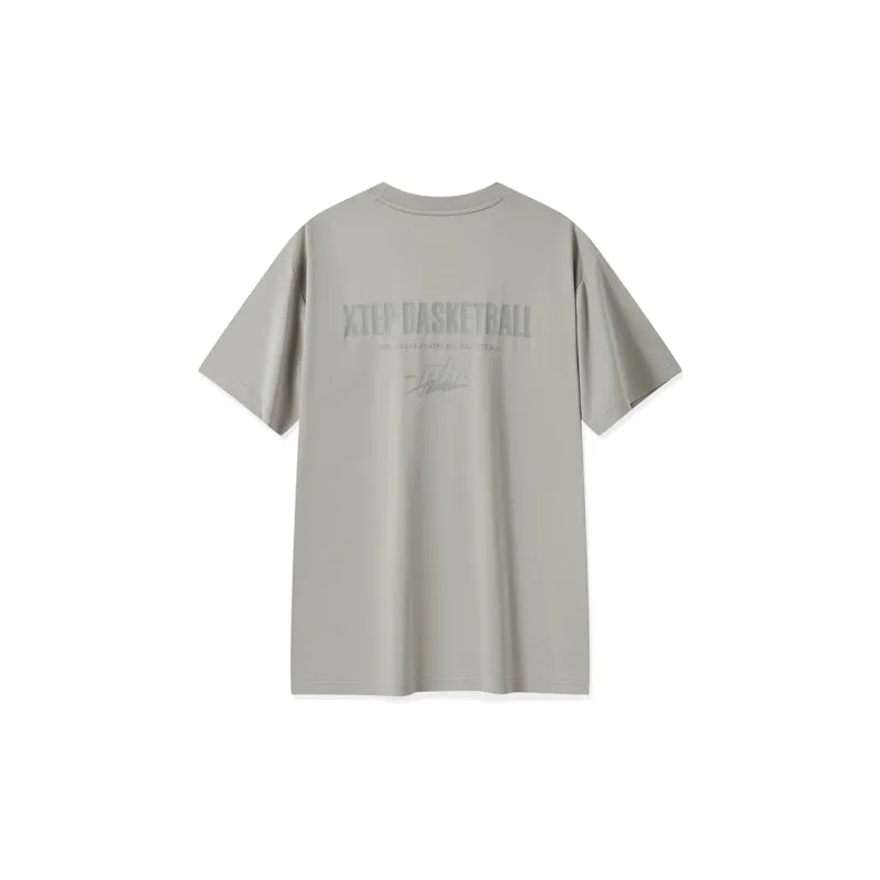 XTEP T Shirt Men's City Solitude Gray-1