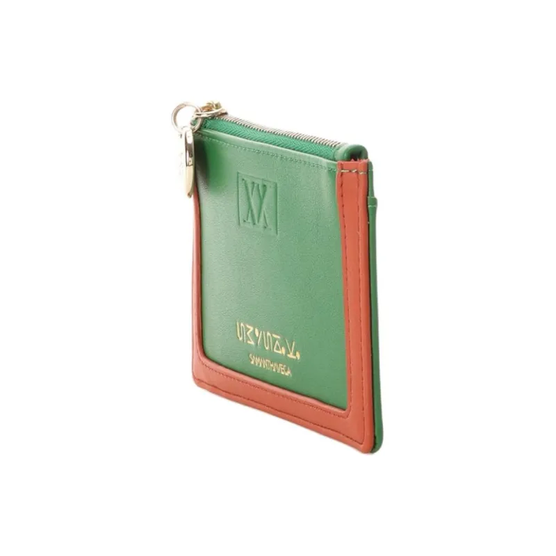 SAMANTHA THAVASA HUNTER×HUNTER Collaboration Synthetic Leather Wallet Women's Green-2
