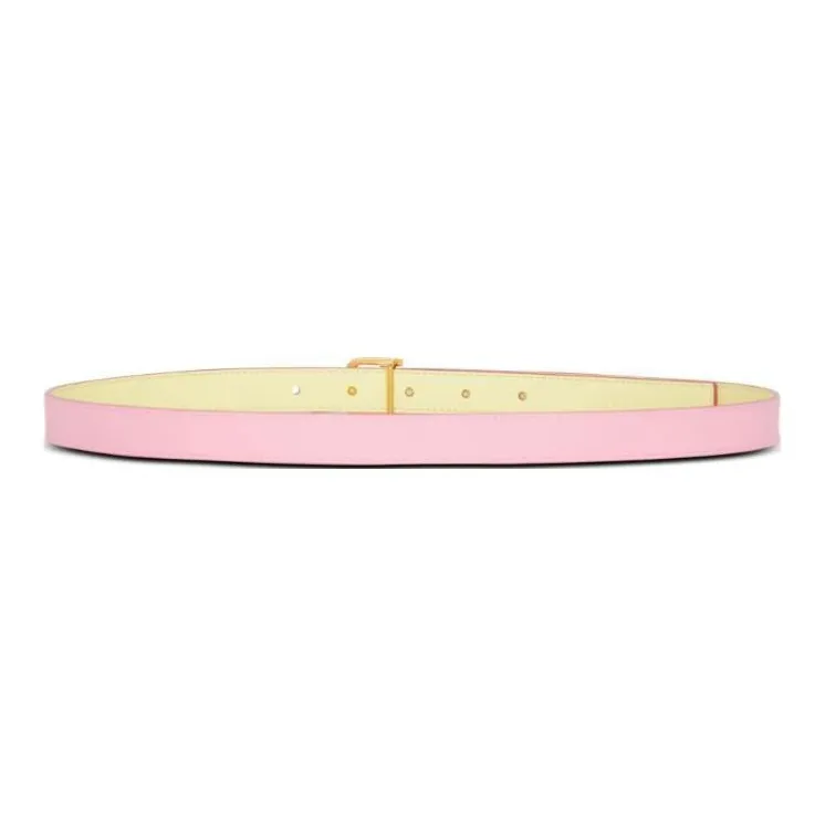 BALMAIN B-Belt Reversible Leather Belt-1