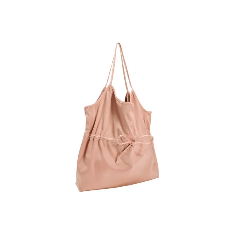 ZARA Blended Material One Shoulder Handbags Large Size Women's Pink-1