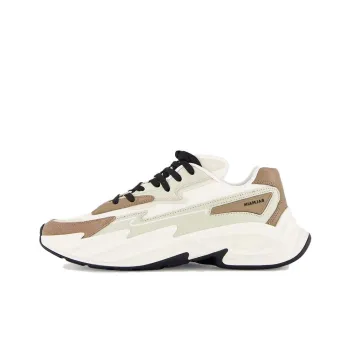 BALMAIN Run-Row Leather Sneakers