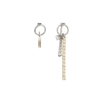 JUSTINE CLENQUET Brass, Palladium Plated, 24K Gold Plated, Crystal Earrings Women's Gold