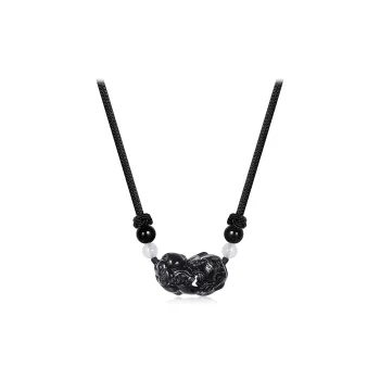 Bermuda Eyes Obsidian Necklaces Unisex