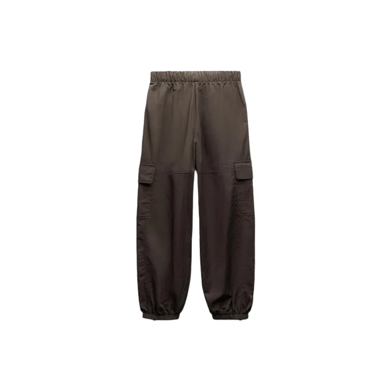ZARA Casual Pants Women's Light Brown-1