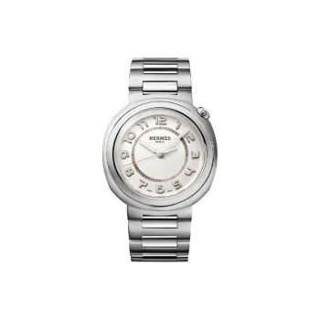 HERMES Wrist Watch Automatic Mechanical Movement Stainless Steel Watchband 36mm Silver Dial Women's Watch