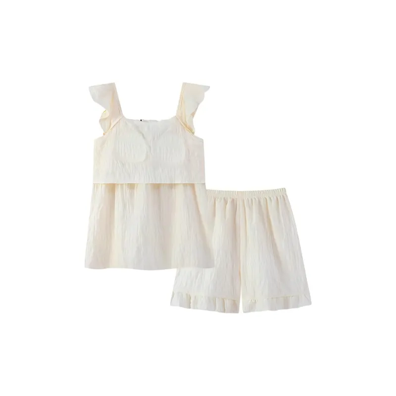 YUZHAOLIN Pajama Set Women's Apricot-1