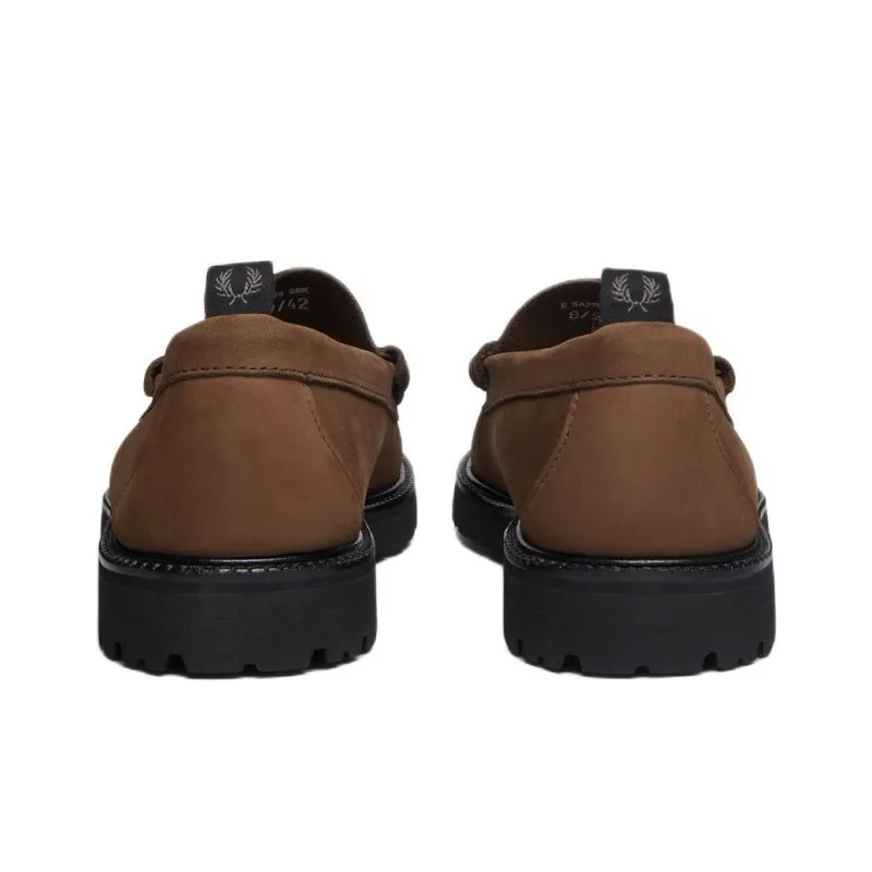 FRED PERRY x G.H. Bass & Co. Loafers Men's Brown-4