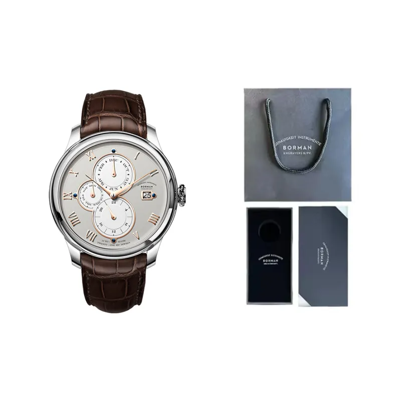 BORMAN Automatic Mechanical Movement Watch Men's Watches Gray Dial-15