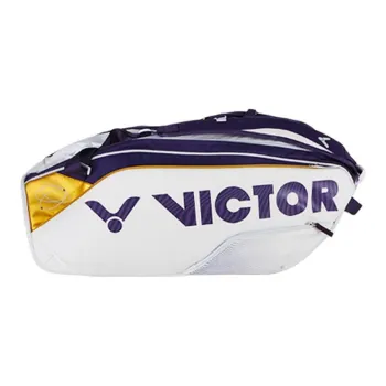 VICTOR Polyester Handbag Unisex Bright White & Medium Purple