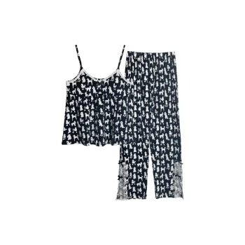 Beiyan Pajama Set Women's Premium Black