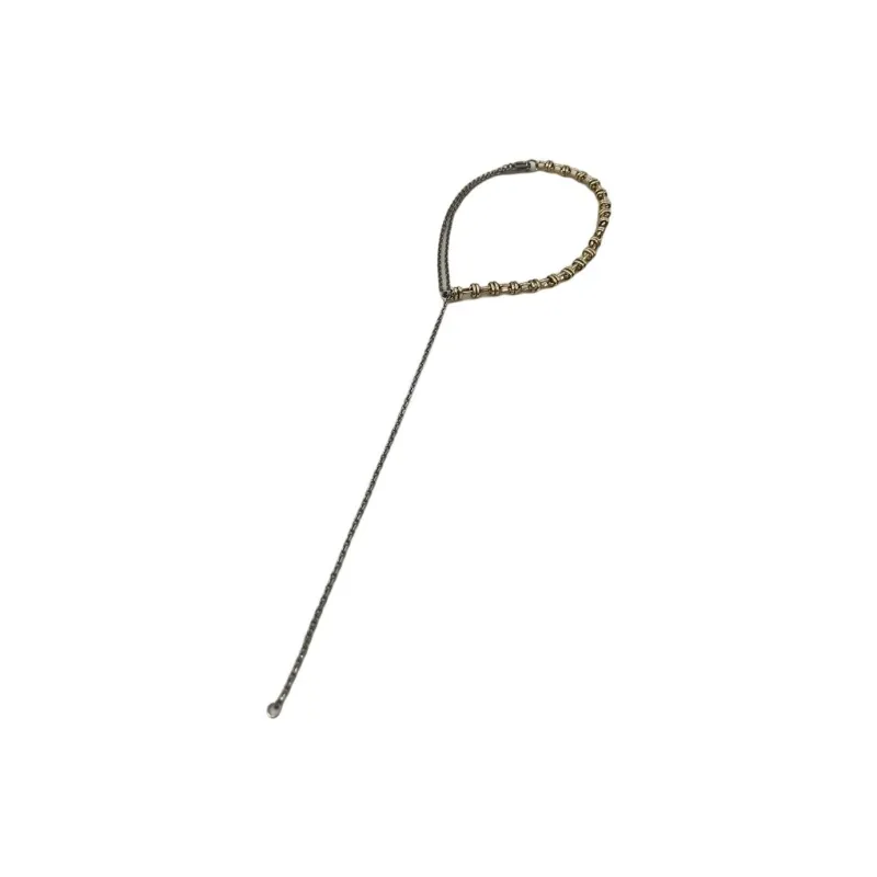 JUSTINE CLENQUET Brass, Palladium Plated, 24K Gold Plated Necklaces Women's Gold-1