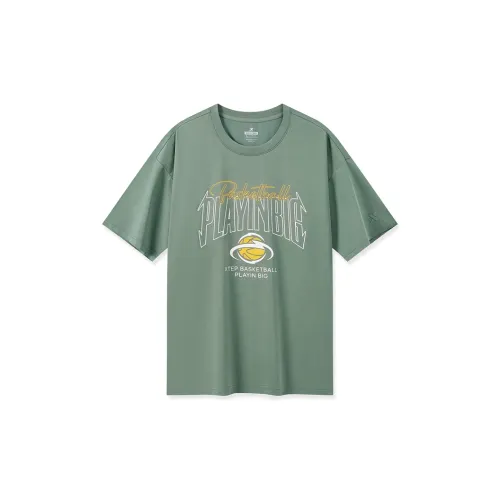 XTEP T-Shirts Men Bamboo Green