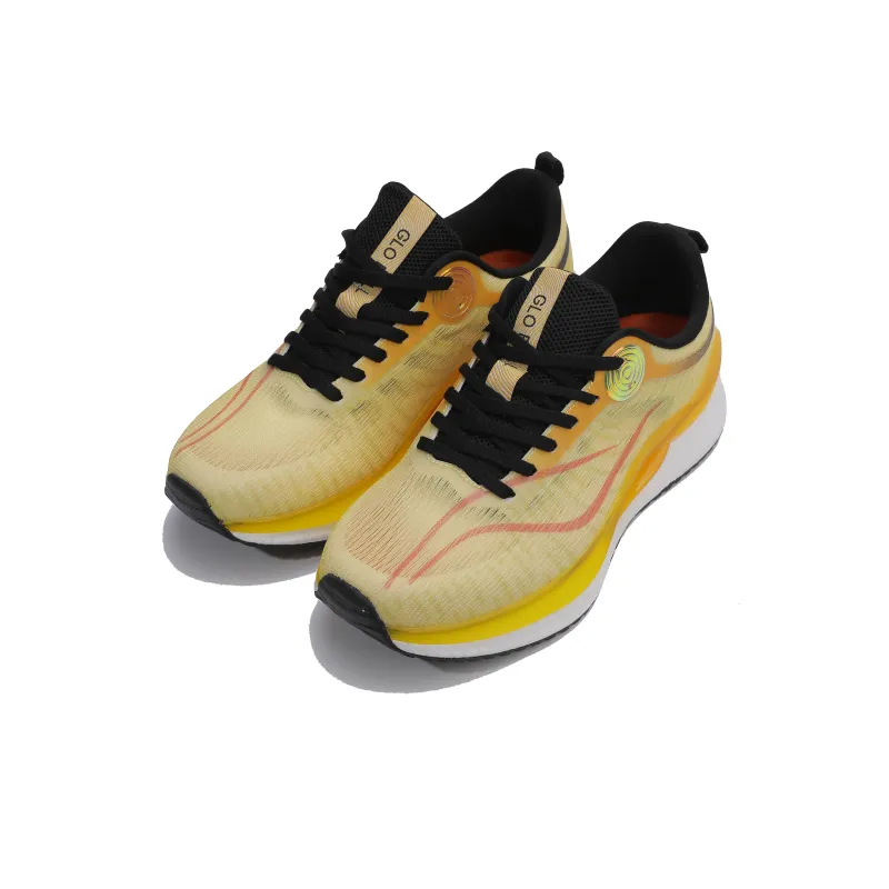 GLO BULL Running Shoes Unisex Low Top Lemon-2