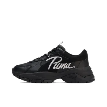 PUMA Cassia Anti-Slip Wear-Resistant Low-Top Casual Shoes Women's Black White
