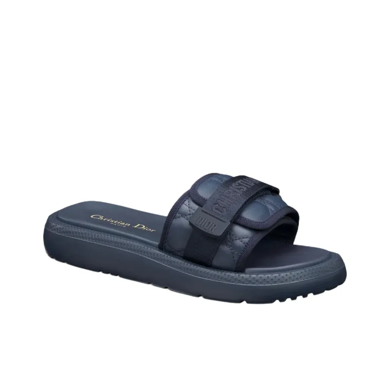 DIOR Diorevolution Slide Slippers Women's Dark Blue-2