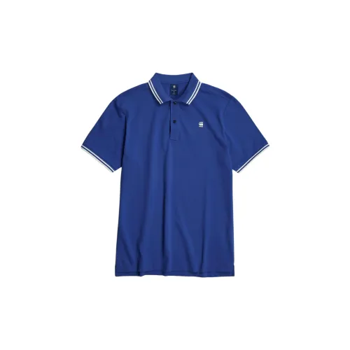 G-STAR RAW Polo Shirts Men Blue