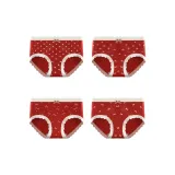 Set E: Polka Dot+Heart-Shaped+Auspicious Knot+Bowknot 4-Pack