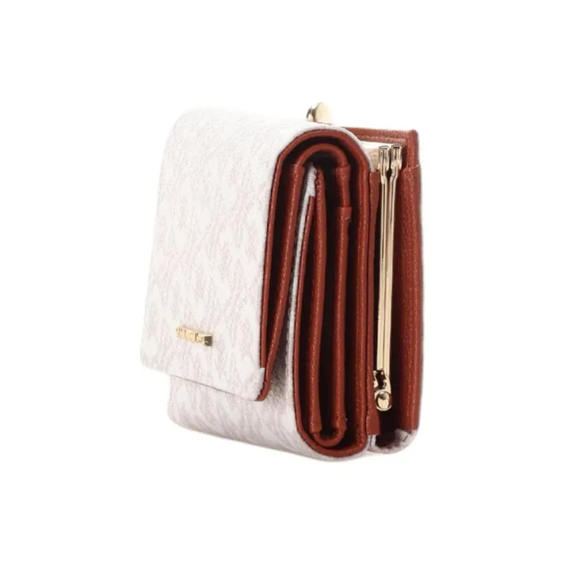 SAMANTHA THAVASA PVC And Synthetic Leather Wallet Women's Brown-1