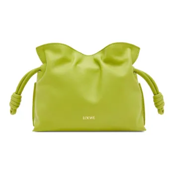 LOEWE Nappa Cow Leather Shoulder Bag Crossbody Bag Clutches Mini Men's Meadow Green