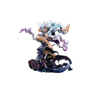 MegaHouse Monkey D. Luffy One Piece 5 Speed POP MAX Beast Type Scale Figures 23cm