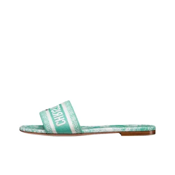 DIOR Dway Slide Slippers Women's Green